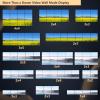 ICUIXIAN Video Wall Controller 4x4 4K60Hz HDMI2.0(HDCP2.2) 1 Input/16 Output TV Wall Controller 4x4, 36 Splicing Mode, 3x5,5x3,3x4,2x8,2x6 Video Wall Processor,180Rotation, 3.5MM Audio, Edge Fusion view 4