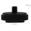 Mobestech Cold Shoe Flash Stand Adapter for 1/4 Inch Screw Mount DSLR Mount Tripod Accessory view 2
