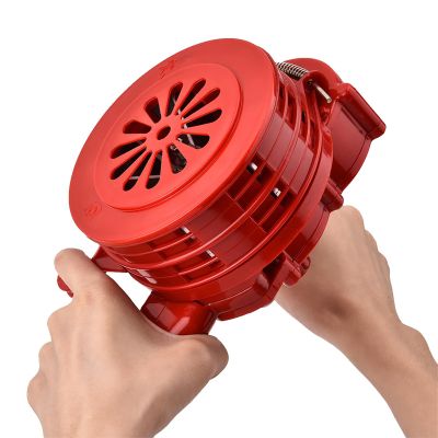 Leapiture Hand Crank Siren Horn Purge Siren Handheld Fire Alarm Manual Loud Air Defense Siren Portable Hand Shaker Alarm