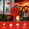 Leapiture Hand Crank Siren Horn Purge Siren Handheld Fire Alarm Manual Loud Air Defense Siren Portable Hand Shaker Alarm view 2