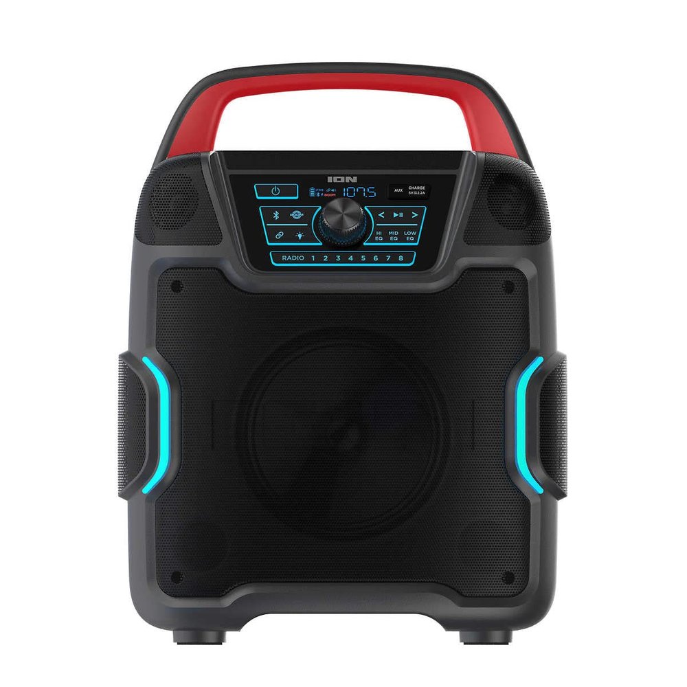 iOn Audio Pathfinder 320 All Weather Bluetooth Speaker (Renewed), Black