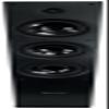 (1) Rockville RockTower 68B Black Home Audio Tower Speakers Passive 8 Ohm view 4