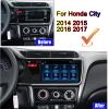 Car Radio Android 11 Autorradio Double Din Car Stereo for Honda City 2014-2017 with 9" Touch Screen DVD Multimedia Player Support GPS Nav FM AM RDS DSP DAB+ OBD Carplay view 2