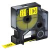 NineLeaf 30 Pack 12mm Flexible Nylon Yellow Label Compatible for DYMO Rhino 18490 Black on Yellow 0.47 inch Industrial Refills 1/2" x 11.5' for Rhino 5200 4200 1000 3000 5000 6000 Label Makers view 1