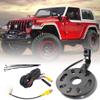 WASTOREEL Car Backup Camera Reverse Rear View Spare Tire Mount Camera Kit Compatible with Jeep Wrangler JK 2007-2018 W/Wire Adapter Waterproof Wide Angle Guidelines view 1