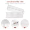 FOMIYES 48-pocket Nail Drill Bit Holder Organizer Sturdy Drill Bit Storage Box for Nails view 4