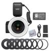 Godox MF-R76 76Ws 5000K Macro Ring Flash Speedlight with 8 Adapter Ring for Indoor Outdoor Macro Photography, Compatible with Canon Nikon Sony Pentax Fujifilm Olympus Panasonic Cameras view 1