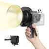 Colbor CL60+VM2 65W COB Continuous Light 2700K-6500K Video Light LED with V-Mount Adapter and D-Tap to Type-C Cable, Daylight with App for Video Photo Studio, COB Video Light Studio Continuous Light view 1