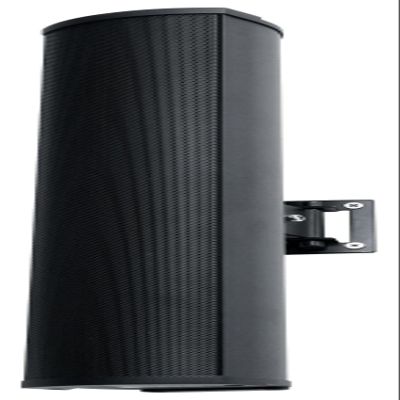 Rockville WET ARRAY 4 Black 70V 60W Commercial Wall Mount Swivel Column Speaker, 2-Way Line Array Design, IP55 Waterproof, Indoor/Outdoor Use for Restaurants, Churches, Auditoriums