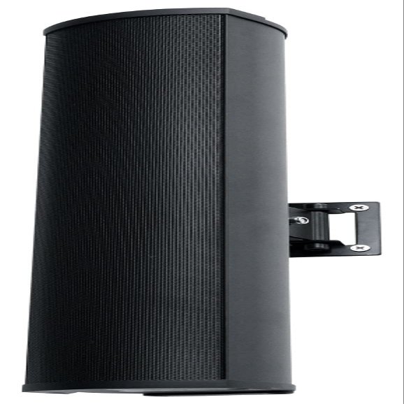 Rockville WET ARRAY 4 Black 70V 60W Commercial Wall Mount Swivel Column Speaker, 2-Way Line Array Design, IP55 Waterproof, Indoor/Outdoor Use for Restaurants, Churches, Auditoriums