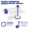 Dust Bin Lid Compatible with Dyson V7 V8 Vacuum Cleaner Dust Bucket Cover Replacement Parts, with Pre&Post HEPA Filter Set view 4