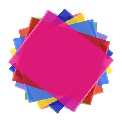 Andoer 8 Colors/Set PET Transparent Gel Light Filter 50 * 40cm/ 20 * 16in Coloured Overlays Tinted Correction Gels Light Filters Plastic Sheets for LED Light Studio Flash Strobe DJ Light