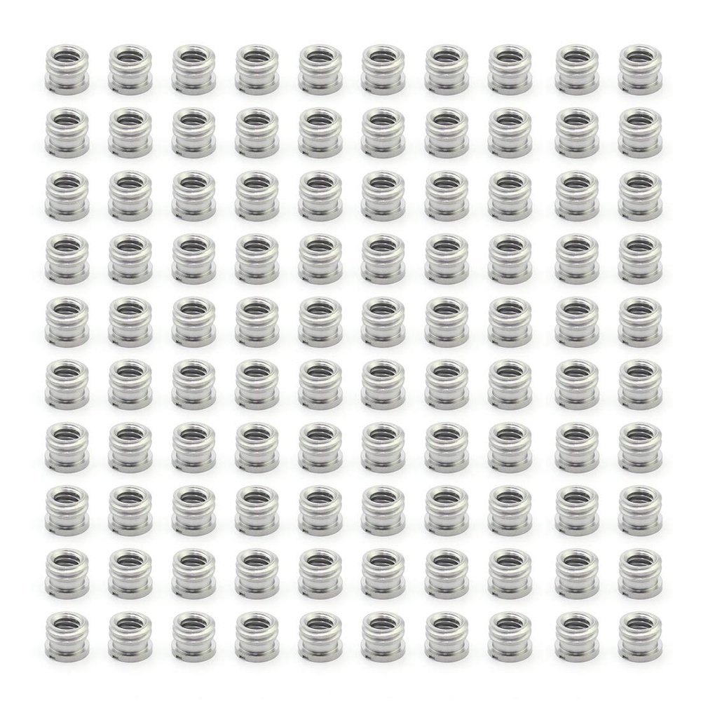 FEICHAO Female 1/4" to Male 3/8" Convert Screw Adapter Camera Accessories for Tripod Monopod DSLR Accessories (100PCS)