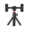 Andoer Andoer Multifunction Smartphone Video Kit with Universal Phone Tripod Stand with Dual Phone Holder 4 Cold Shoe Stands + Table Tripod, Black view 1