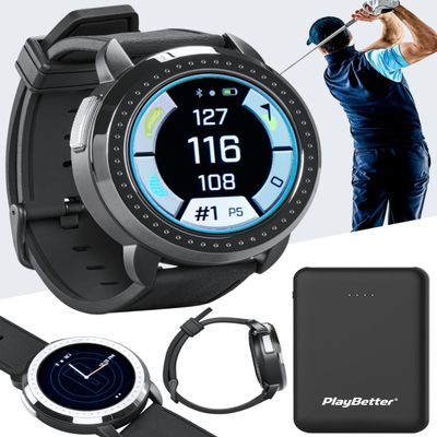 Bushnell iON Elite (Black) Golf GPS Watch PlayBetter Bundle