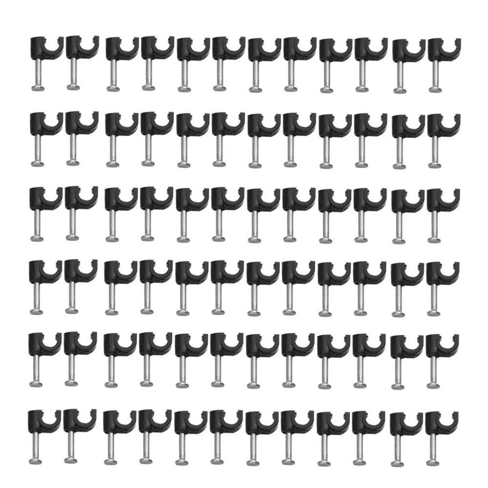 DOITOOL 7mm Plastic Cable Clip Wire Cord Fastener Cord Organizers for Cable Mini Winder