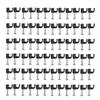 DOITOOL 7mm Plastic Cable Clip Wire Cord Fastener Cord Organizers for Cable Mini Winder view 1