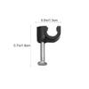 DOITOOL 100pcs Wire Holder Wire Clamp Cable Staples Cable Clamp Tv Stand Tv Mounts Cord Cable Cord Ties for Electrical Cords Cable Wall Clip Cable Holder Coax Cable Pipe Card Organizer view 2