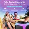 PHILIPS X7207 Bluetooth Party Speaker,160W Wireless Cube Speaker with Powerful Sound and Deep Bass, Supports USB/AUX/TWS, Mic Input and Vibrant 360 Party Lights for an Immersive Experience. view 4