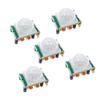 5PCS HCSR501 PIR Infrared Sensor Adjust IR Pyroelectric Infrared Motion Sensor Detector Module Body Motion Module view 1