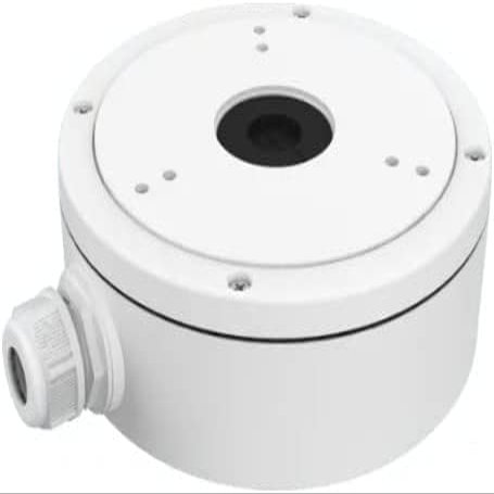 ENS ES1280ZJ-M Junction Box for Dome Camera, Waterproof Design, Bracket, White.