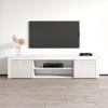 Meble Furniture Dia 01 Modern TV Stand Storage Cabinets and Media Console Engineered Wood, 67.7" W x 15.7" D x 17.7" H White view 4