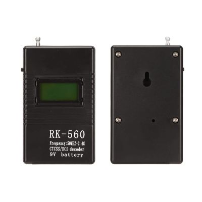 RK 560 Portable Frequency Counter Meter, Mini Radio Frequency Meter One Key Control for DCS and CTCSS Testing 1K or 0.1K Frequency