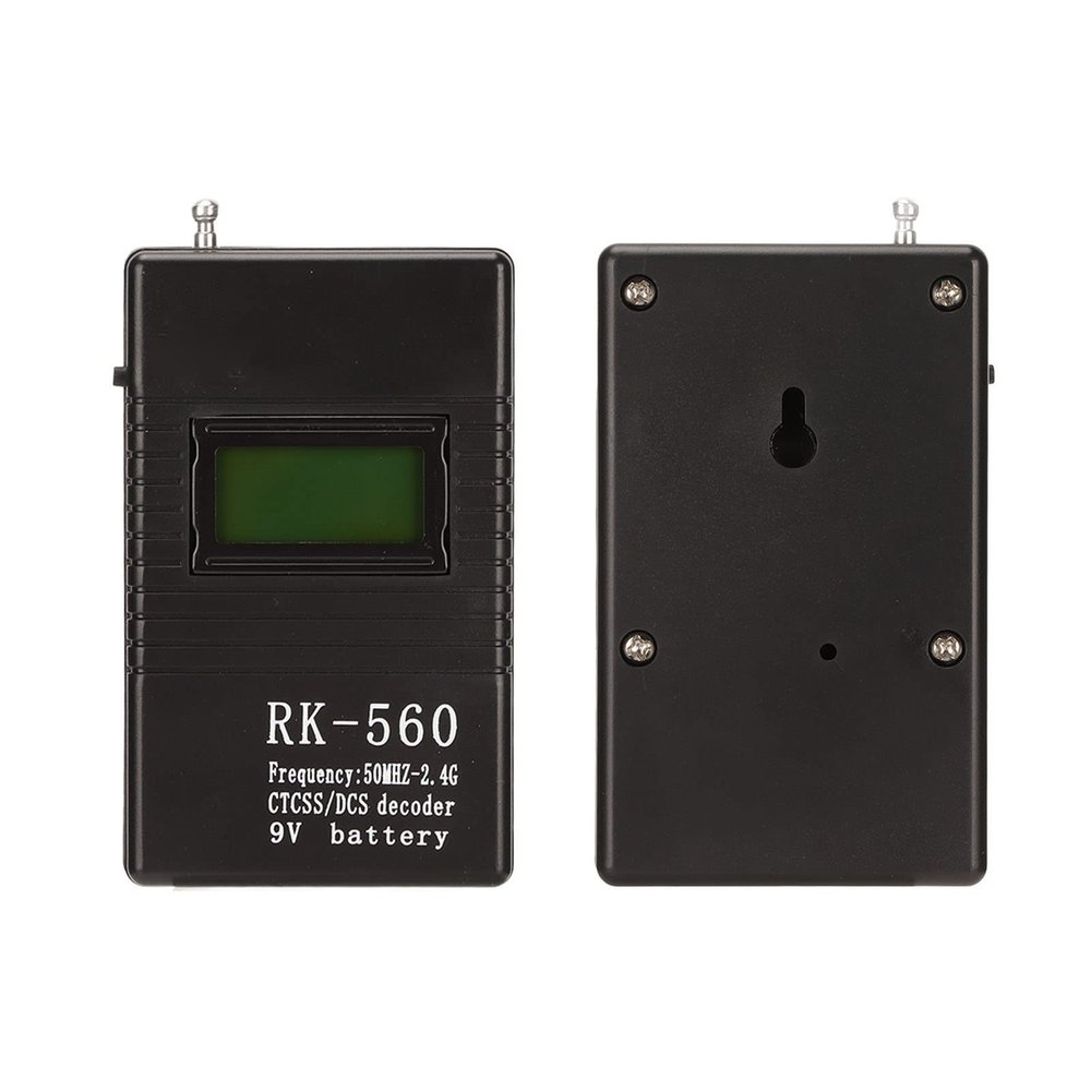 RK 560 Portable Frequency Counter Meter, Mini Radio Frequency Meter One Key Control for DCS and CTCSS Testing 1K or 0.1K Frequency