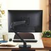 Ergotron  MXV Single Monitor Arm, VESA Desk Mount  for Monitors Up to 34 Inches, 7 to 20 lbs  Low Profile Clamp, Matte Black view 4