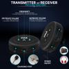 PyleUsa Wireless Low-Latency Transmitter / Receiver Set - for Presentations, Projectors, TV, Soundbar, Streaming, 3.5mm AUX & RCA Input and Output Interface, Includes Lavalier Mic view 2