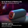 LG XG7QBK.DUSALLK Go Portable Bluetooth Speaker - LED Lighting and up to 24-Hour Battery, Black view 2