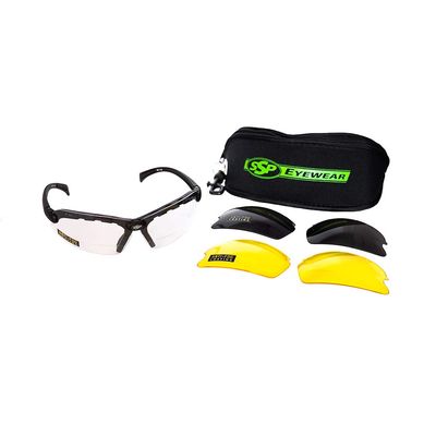 SSP Eyewear Denial Shatterproof Assorted Bottom Bifocal Shooting Glasses Kit, 1.50 Magnification