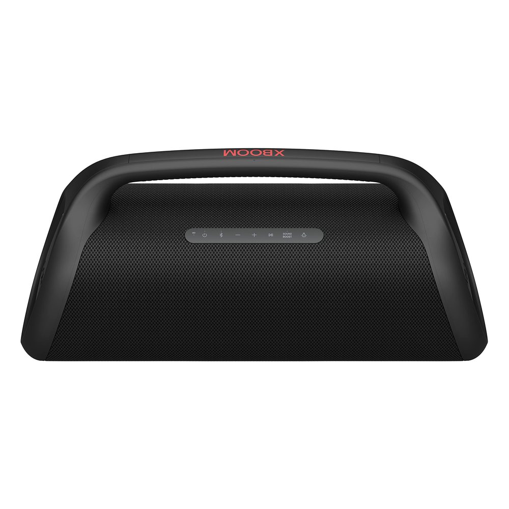LG XG9QBK.DUSALLK Go Portable Bluetooth Speaker - Stage Lighting and up to 24-Hour Battery, Black