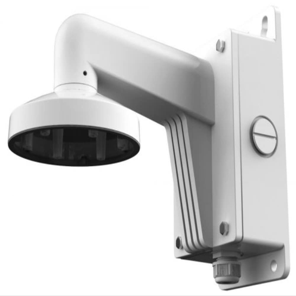 DS-1273ZJ-140B WML PC140B Security Camera Accessory Wall Mounting Bracket with (Junction Box) Compatible with HIK Dome Network Surveillance Camera, White, (1 Pack)