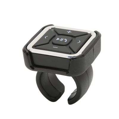 Receiver Audio Adapter for Bike Motorcycle Car, Bluetooth Media forRiding Safety, IPX4 Remote Controller for Steering Wheel,