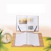 Book Stand Foldable 2 Layer Book Stand for Reading Writing Typing Drawing Adjustable Desk Bookstand for Laptop Tablet 20 x 14 inch view 4