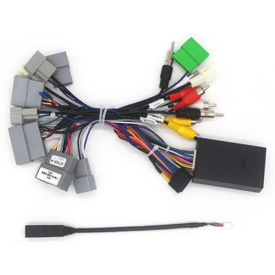 Strpump 16pin Car Radio Stereo Power Retrofit Harness Cable Wire Adapter for Honda Civic 16-19 CRV 17-20 Breeze 2020+ support OEM rearview camera Canbus Box with Radio Antenna Adapter