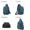 NICGID Sling Bag Backpack, 13.3'' Laptop Bag Crossbody Shoulder Chest Backpacks Travel Outdoors for Men Women view 2