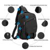 NICGID Sling Bag Backpack, 13.3'' Laptop Bag Crossbody Shoulder Chest Backpacks Travel Outdoors for Men Women view 3
