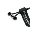 Alvin's Cables Low-Profile TA5F to Dual TA3M Audio-Cable for Wisycom-MCR54| Lectrosonics-DCHR-Receiver LP Mini-XLR-5 Pin Female to Two LP Mini-XLR-3 Pin Male Splitter Cable for Canon-C70 Camera view 3