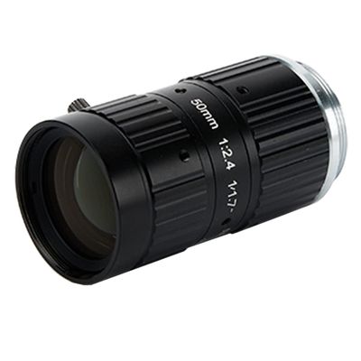 12MP 50mm 1/1.7" Fixed Focus Lens f/2.4 C Mount Machine Vision High Resolution Industrial Camera Manual Lris Lenses