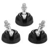 Tripod Rubber Feet with 3/8" Screw,Universal Anti-Slip Thread Big Tripod Feet for 3/8" Screw Holes Width 50mm (3PCS) view 1