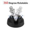Tripod Rubber Feet with 3/8" Screw,Universal Anti-Slip Thread Big Tripod Feet for 3/8" Screw Holes Width 50mm (3PCS) view 3