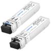 10G SFP+BIDI Transceiver, 10GBASE-BIDI SFP+1270nm / 1330nm 20km DOM Transceiver Module Mini GBIC for Cisco SFP-10G-BX20U-I SFP-10G-BX20D-I Meraki Ubiquiti D-Link Netgear - 1 Pair view 1