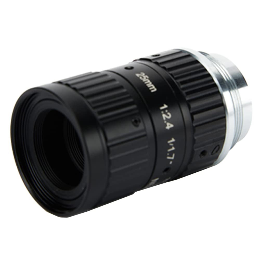 12MP 25mm 1/1.7" Fixed Focus Lens f/2.4 C Mount Machine Vision High Resolution Industrial Camera Manual Lris Lenses