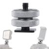 FEICHAO 3/8" to 1/4" Dual-Layer Hot Shoe Holder for Microphone Light Connection Compatible with Hero 13, OSMO 360, Osmo Action (Hot Shoe Seat) view 3