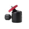 Andoer Replacement Photography Prop with Rotating Ball Head Aluminium Alloy Mini with Screw Hole 3/8 Inch 1/4 Inch Adapter Screw for Camcorder Camera view 1