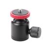Andoer Replacement Photography Prop with Rotating Ball Head Aluminium Alloy Mini with Screw Hole 3/8 Inch 1/4 Inch Adapter Screw for Camcorder Camera view 2