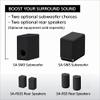 Sony HT-A3000 3.1ch Dolby Atmos Soundbar SA-SW5 Wireless Subwoofer SA-RS5 Wireless Rear Speakers view 4