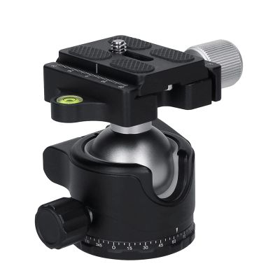 Andoer Andoer H-35A Panorama Ballhead Tripod Mount Adapter Ball Head U-Groove Low Gravity Center Aluminium Alloy Max. 15kg/33lbs Load Capacity